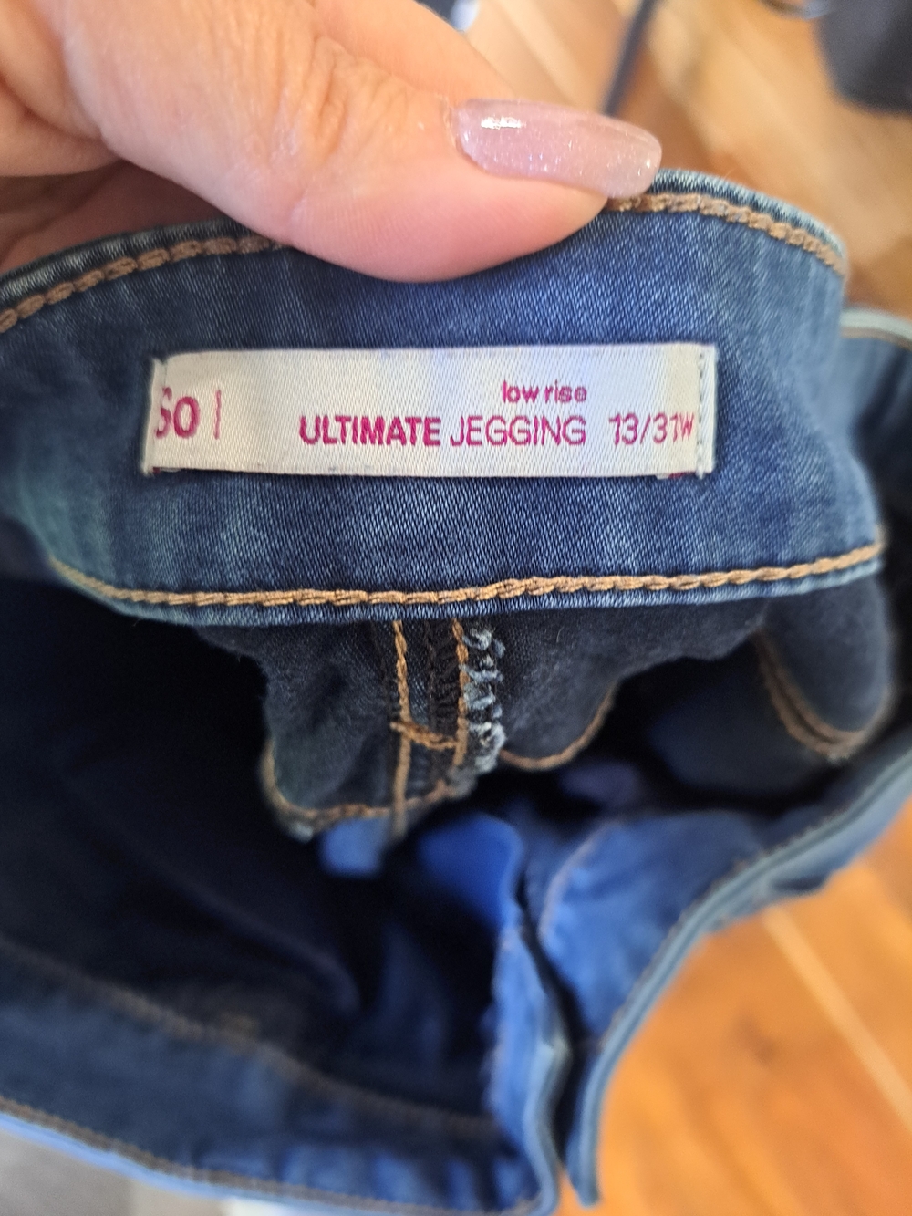 SO Women's Slim Stretch Skinny Jeans - Medium Blue Wash - Picture 5 of 5